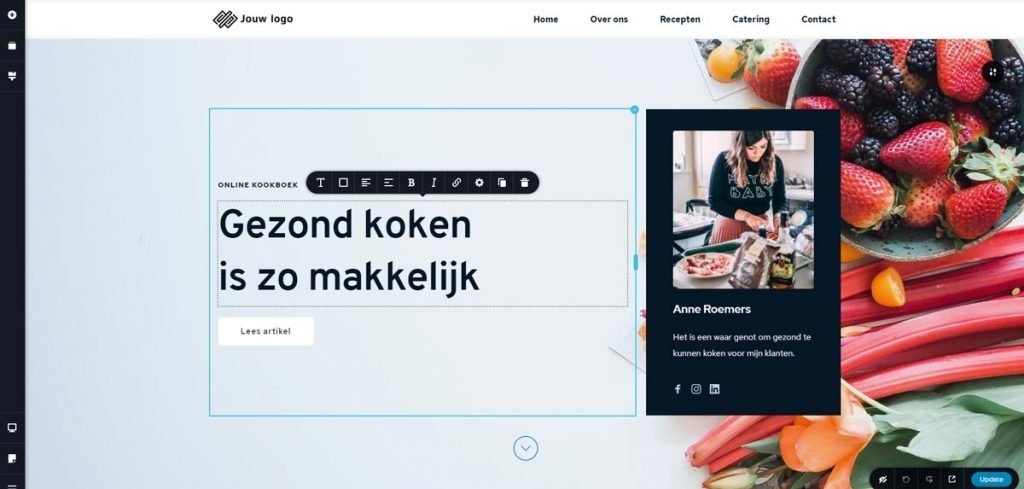 Ons front-end systeem 1 Ons front-end systeem 1
